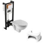 Jacob delafon - pack wc suspendu sans bride patio + tabouret physiologique blanc Jacob delafon - pack wc suspendu sans bride patio + tabouret physiologique blanc