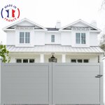 Packit - portail aluminium coulissant plein en kit dimensions l. 3000 (entre piliers) x h. 1500 mm couleurs ...