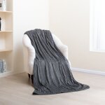 Paco home couverture douce moelleuse couverture salon jeté couverture douce plaid canapé anthracite, ... Paco home couverture douce moelleuse couverture salon jeté couverture douce plaid canapé anthracite, ...