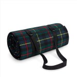 Couverture de pique - nique camping xxl plage imperm�able avec poign�e 200x200cm, dunkel - gr�n 2 (de) ...