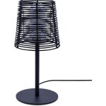 Lampe intérieur extérieur e27 moderne aspect rotin imperméable ip44 e27 anthracite - noir, lampe de table ... Lampe intérieur extérieur e27 moderne aspect rotin imperméable ip44 e27 anthracite - noir, lampe de table ...