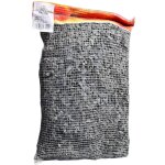 Paillage minral ardoise noire 6 / 14mm, filet 20 kg - f - pai081