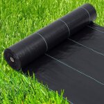 Lunsy - paillage pour plante, toile de paillage, gotextile toile anti - mauvaises herbes en non tiss ...