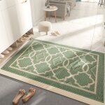 Paillasson antid�rapant, tapis de porte int�rieur et ext�rieur absorbant et r�sistant, tapis d'entr�e ...