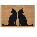 Paillasson chats en fibre de coco