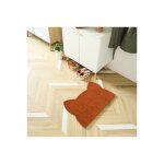 D�coweb - paillasson coco - chat miaou - rouille - 73 x 52 cm