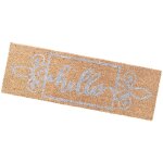 Paillasson coco naturel antid�rapant 25x75 cm tapis entr�e ext�rieur - d