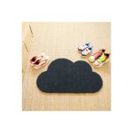 Paillasson coco - nuage - anthracite - 50 x 85 cm Paillasson coco - nuage - anthracite - 50 x 85 cm