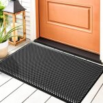 Paillasson ext�rieur, silicone tapis de porte interieur et ext�rieur, tapis d'entr�e lavable antid�rapant, ...