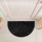 Paillasson ext�rieur tapis en caoutchouc 45 x 75 cm demi - cercle