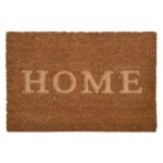 Paillasson en noix de coco 39 x 59 cm home marron naturel