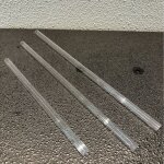 Pailles de rechange, lot de 6 pailles r�utilisables avec brosse de nettoyage, plastique, transparentes ...