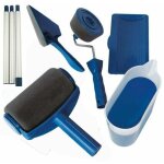 Paint roller kit de 6 outils de peinture, avec rservoir intgr, systme anti - gouttes et anti - salissure, ...