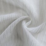 Soleil d ocre - paire de brise bise 60x160 cm bella argent, par soleil d'ocre