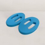 Paire de disques rameurs pour aquagym