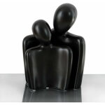 Paire de figurines d�coratives modernes, ensemble - noir