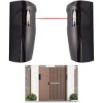 Paire de photocellule portail, cellule pour portail, photocellules infrarouges universelles 12v / 24v ...