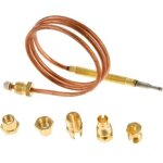 Paire de thermocouples universels � gaz de 60 cm pour chauffe - eau avec 5 appareils � gaz fixes