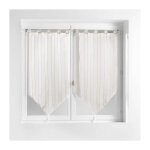 Paris prix - paire de voilages 'charlize' 60x90cm naturel