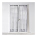 Paris prix - paire de voilages passe - tringle 'candide' 70x240cm gris