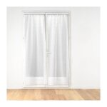 Paris prix - paire de voilages passe - tringle 'dalya' 70x200cm blanc
