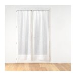 Paris prix - paire de voilages passe - tringle 'edenia' 70x240cm blanc