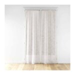 Paris prix - paire de voilages passe - tringle 'karla' 70x200cm taupe