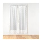 Paris prix - paire de voilages passe - tringle 'olympia' 70x200cm gris