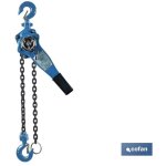 Palans � levier 1, 5 t avec �l�vation de 1, 5 m