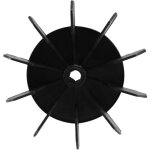 Pale de ventilateur de compresseur d'air 0. 5 pouce al�sage int�rieur 10 lames moteur turbine noir