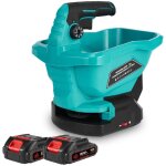 Pandeur d'engrais portable, r�glage de la vitesse de rotation � 6 niveaux, 3. 3 l, couvre jusqu'� 800 ...