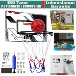 Dayplus - panier de basket - ball pour enfants, adultes, porte, montage mural, panneaux, ballon et pompe ... Dayplus - panier de basket - ball pour enfants, adultes, porte, montage mural, panneaux, ballon et pompe ...