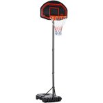 Homcom - panier de basket - ball sur pied avec poteau panneau - base de lestage sur roulettes - hauteur ...