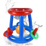 Panier de basket de piscine - support de basket gonflable pour piscine piscine flottante basketball jeu ...