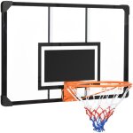 Sportnow - panier de basketball mural - kit d'installation inclus - acier polycarbonate noir transparent ... Sportnow - panier de basketball mural - kit d'installation inclus - acier polycarbonate noir transparent ...