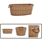 Panier  bois de chauffage poignes de transport 88x57x34 cm - paniers  bois - panier  bches - rangement ...