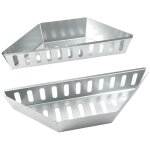 Paniers � charbon de bois (lot de 2), en acier galvanis� robuste, pour grillades directes et indirectes ...