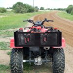 Panier de chargement pour porte - bagages arri�re universel atv / utv, avec panier de rangement arri�re ...