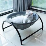 Panier chat confortable - hamac chat lavable coussin chat anti stress couchage mobilier fenetre lits ...