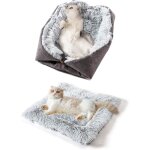 Panier pour chat coussin pani�re coussin lit apaisant comfy pour chien cat hiver peluche grand pour animal ...