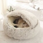 Panier pour chat moelleux anti stress extra doux lit apaisant pour chien canap xl confortable lavable ...
