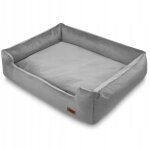 Panier pour chien classique premium en tissu gris huggy doggy xl