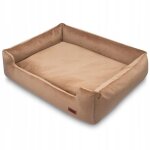 Panier pour chien de luxe premium beige grand lit huggy doggy xxl