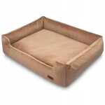 Panier pour chien de luxe premium beige grand lit huggy doggy xxl