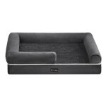 Panier pour chien orthopdique, canap, lit pour animaux, rembourrage moelleux, bords rehausss, housse ...