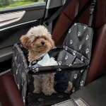 Panier chien voiture, oxford respirant lavable siege pour chien auto, pliable caisse transport chien ...