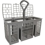 Panier � couverts, pour lave - vaisselle siemens bosch, 220 x 115 x 90 mm, gris, poign�e ronde amovible, ...