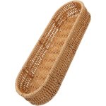 Panier couverts tiss� main, support rangement, plateau ustensiles cuisine, d�coratif