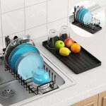Panier �gouttoir d'�vier �gouttoir � vaisselle pour �vier ? petit �gouttoir � vaisselle extensible avec ...