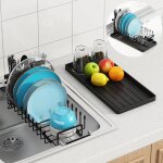 Panier égouttoir d'évier Égouttoir à vaisselle pour évier ? petit égouttoir à vaisselle extensible avec ... Panier égouttoir d'évier Égouttoir à vaisselle pour évier ? petit égouttoir à vaisselle extensible avec ...